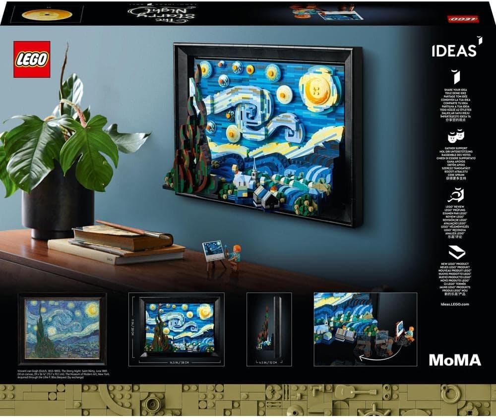 لگو Ideas مدل 21333 Vincent van Gogh The Starry Night لگو Ideas مدل 21333 Vincent van Gogh The Starry Night