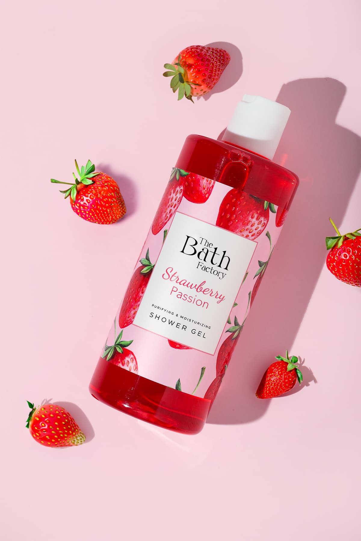 ژل دوش مرطوبکننده و مغذی THE BATH FACTORY Strawberry Passion 400 ml ژل دوش مرطوبکننده و مغذی THE BATH FACTORY Strawberry Passion 400 ml