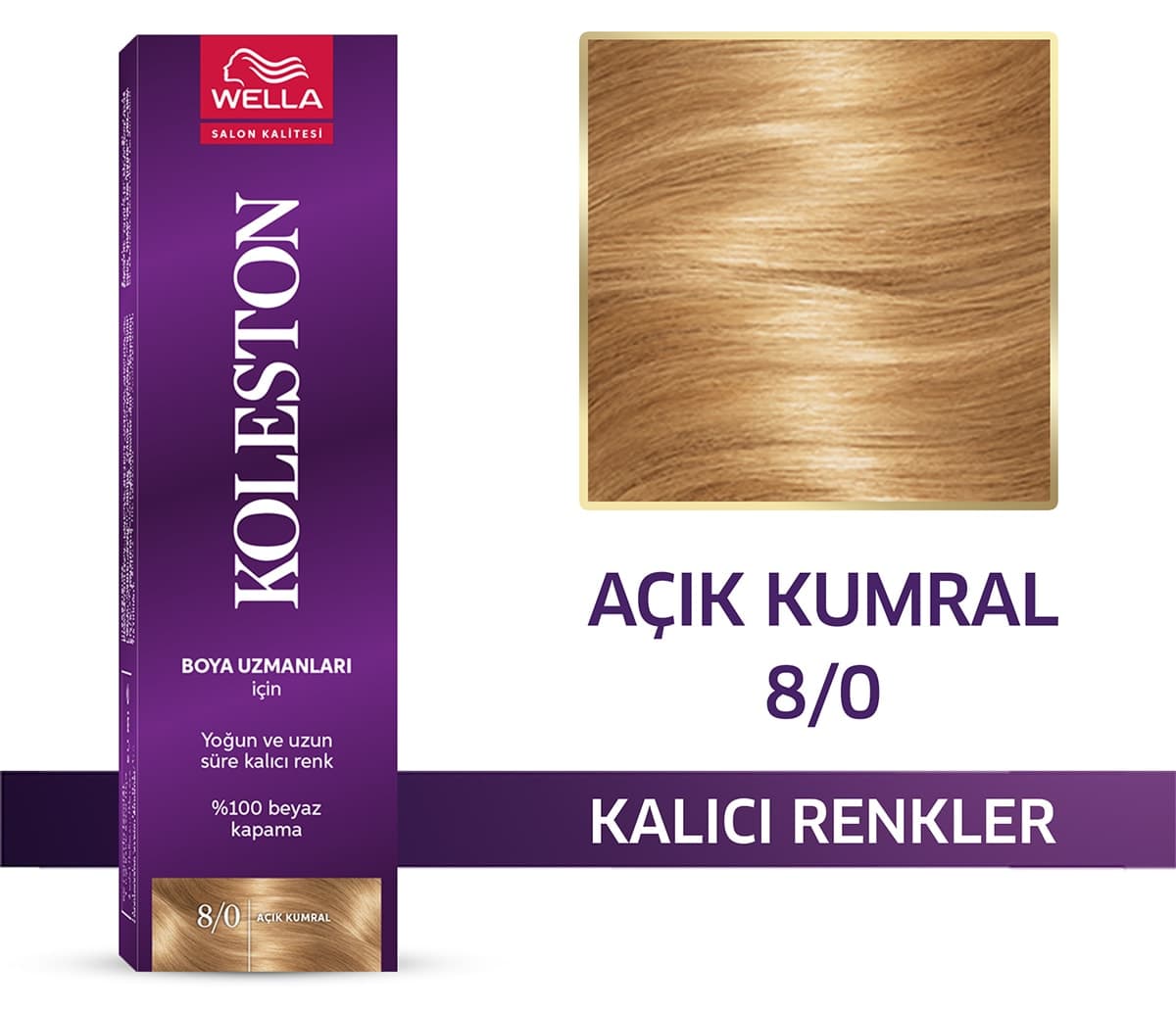 رنگ موی تیوپی تکی Wella Koleston قهوهای روشن مدل 8/0 رنگ موی تیوپی تکی Wella Koleston قهوهای روشن مدل 8/0