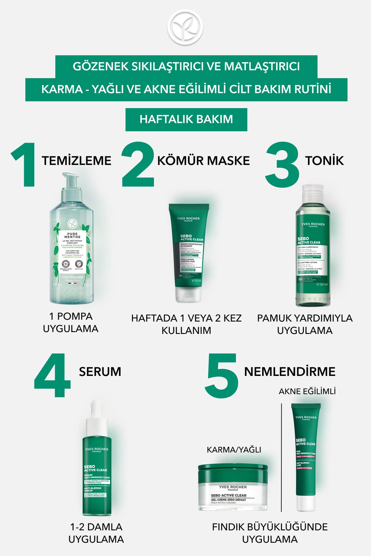 ماسک زغال پاککننده ضدجوش سرسیاه Yves Rocher با اسید سوکسینیک و کمپلکس گیاهی Sebo Active Clear 75ml ماسک زغال پاککننده ضدجوش سرسیاه Yves Rocher با اسید سوکسینیک و کمپلکس گیاهی Sebo Active Clear 75ml