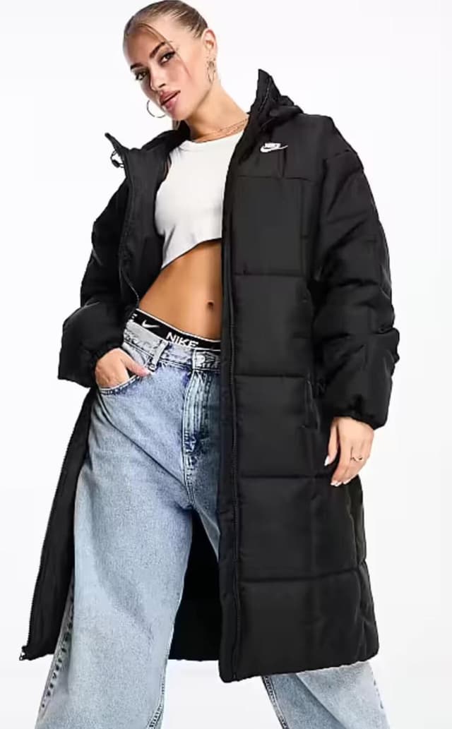 پارکا زنانه Nike گشاد کلاهدار Therma-FIT مدل Sportswear Classic Puffer پارکا زنانه Nike گشاد کلاهدار Therma-FIT مدل Sportswear Classic Puffer