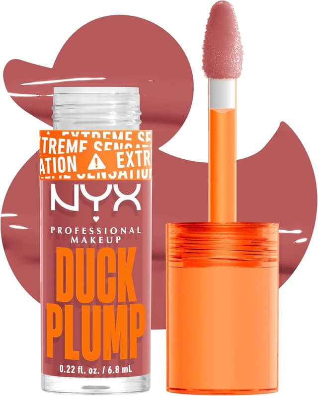 برق لب حجمدهنده NYX Professional Makeup مدل Duck Plump رنگ Nude Swings برق لب حجمدهنده NYX Professional Makeup مدل Duck Plump رنگ Nude Swings