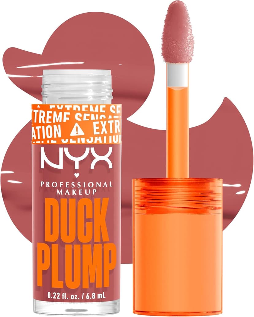 برق لب حجمدهنده NYX Professional Makeup مدل Duck Plump رنگ Nude Swings برق لب حجمدهنده NYX Professional Makeup مدل Duck Plump رنگ Nude Swings