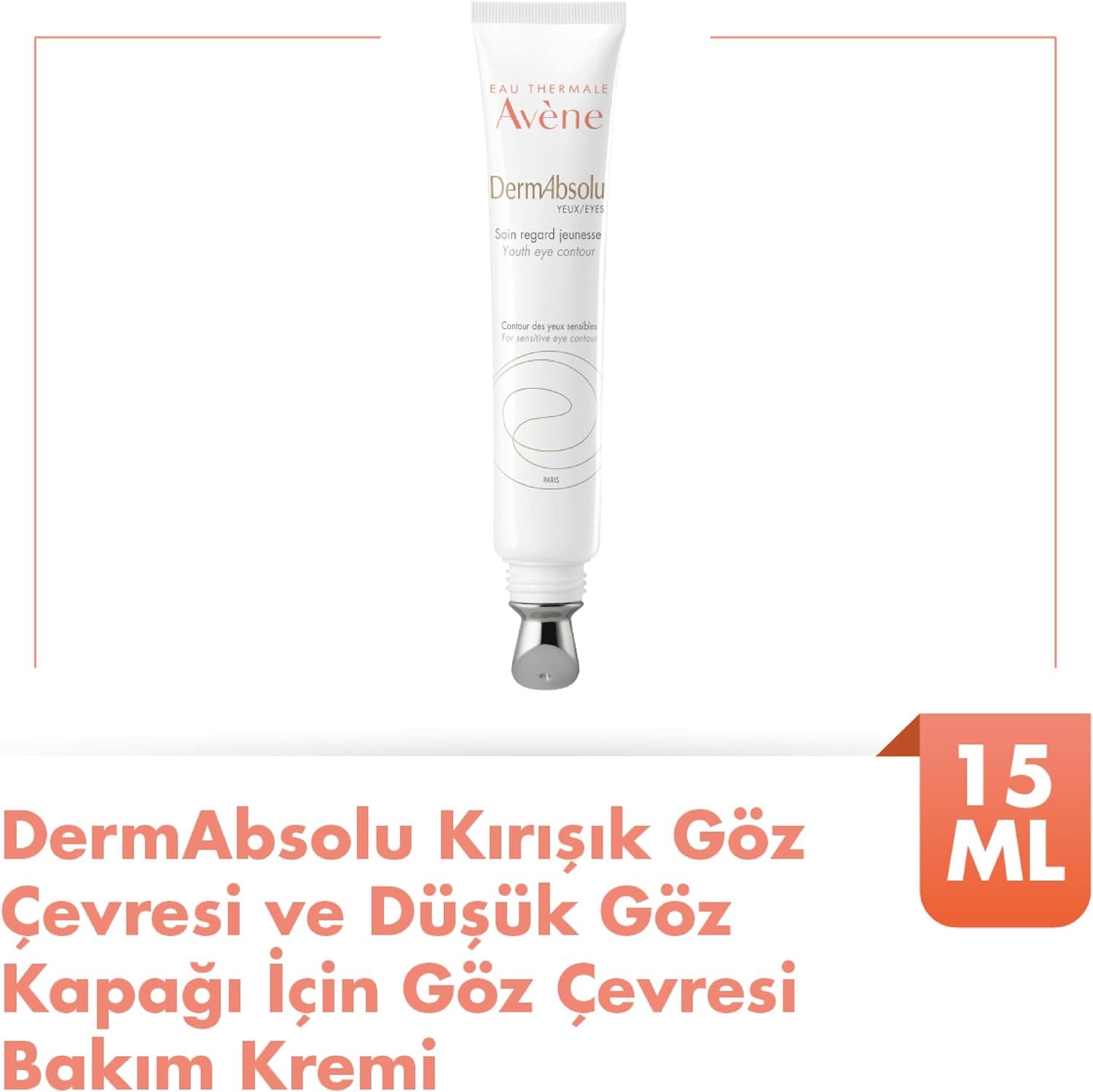 کرم دور چشم احیاکننده و سفتکننده EAU THERMALE AVENE DermAbsolu 15 ml کرم دور چشم احیاکننده و سفتکننده EAU THERMALE AVENE DermAbsolu 15 ml