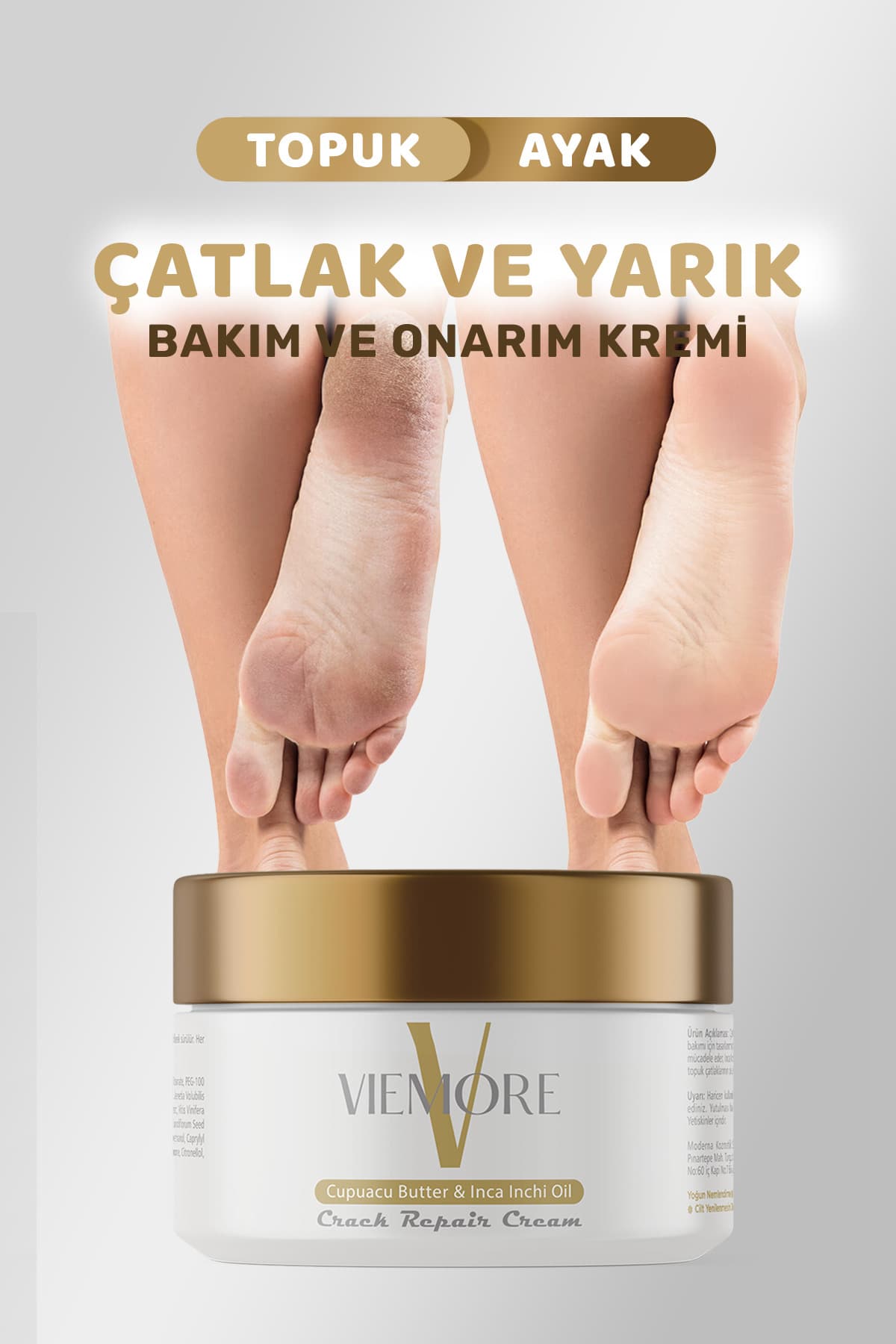 کرم ترمیمکننده ترک پاشنه و پا Viemore 100ml کرم ترمیمکننده ترک پاشنه و پا Viemore 100ml