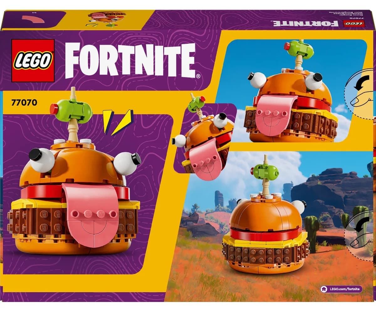 لگو Fortnite مدل Durrr Burger 77070 برای سنین 9+ لگو Fortnite مدل Durrr Burger 77070 برای سنین 9+