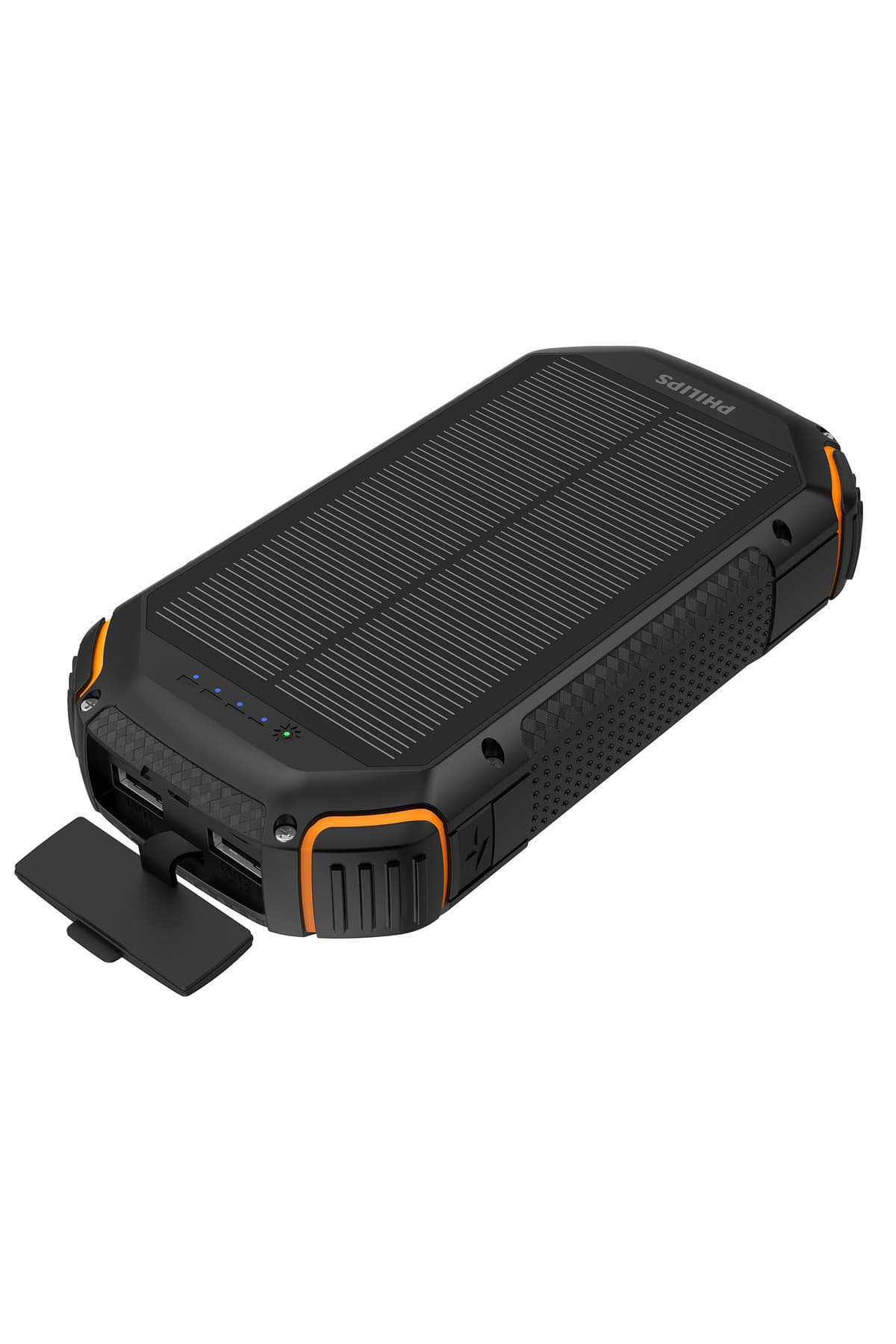 پاوربانک Philips خورشیدی چراغدار با ظرفیت 20.000mah و 2xusb-a و 2xusb-c مدل Dlp7726n پاوربانک Philips خورشیدی چراغدار با ظرفیت 20.000mah و 2xusb-a و 2xusb-c مدل Dlp7726n
