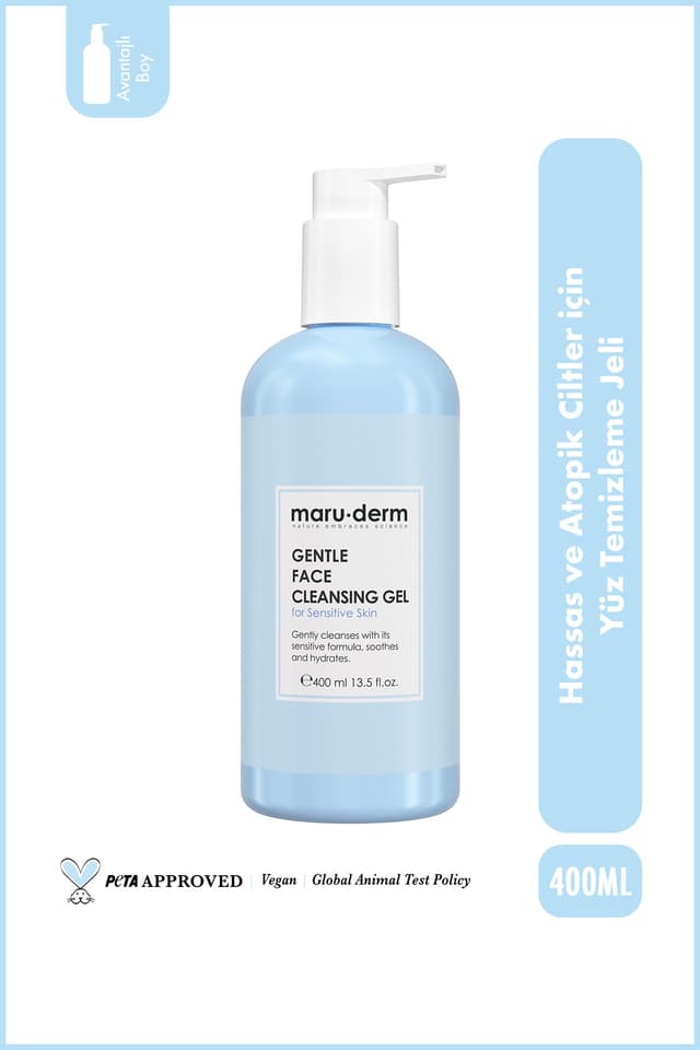 ژل پاککننده صورت برای پوستهای حساس و آتوپیک Maru.Derm 400 ML ژل پاککننده صورت برای پوستهای حساس و آتوپیک Maru.Derm 400 ML