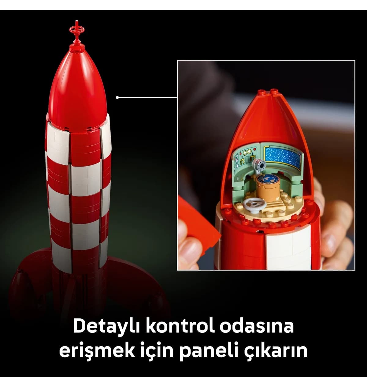 لگو Ideas Tintin Ay Roketi دکوراتیو بزرگسالان ۱۲۸۳ قطعه مدل 21367 لگو Ideas Tintin Ay Roketi دکوراتیو بزرگسالان ۱۲۸۳ قطعه مدل 21367