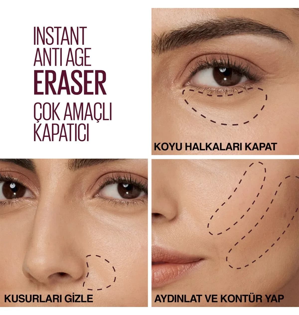 کانسیلر Maybelline New York Instant Anti Age Eraser رنگ 00 عاجی کانسیلر Maybelline New York Instant Anti Age Eraser رنگ 00 عاجی