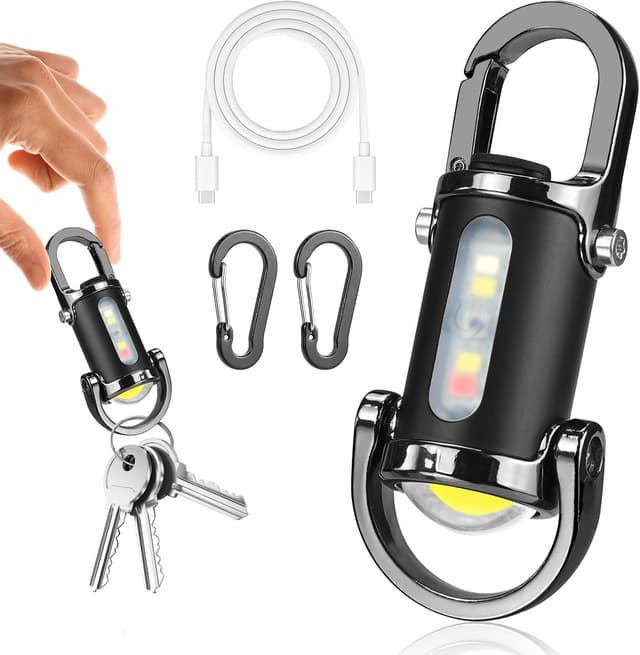 چراغقوه LED جاکلیدی CECOMBINE ضدآب شارژی 1200lm آلومینیومی مشکی چراغقوه LED جاکلیدی CECOMBINE ضدآب شارژی 1200lm آلومینیومی مشکی