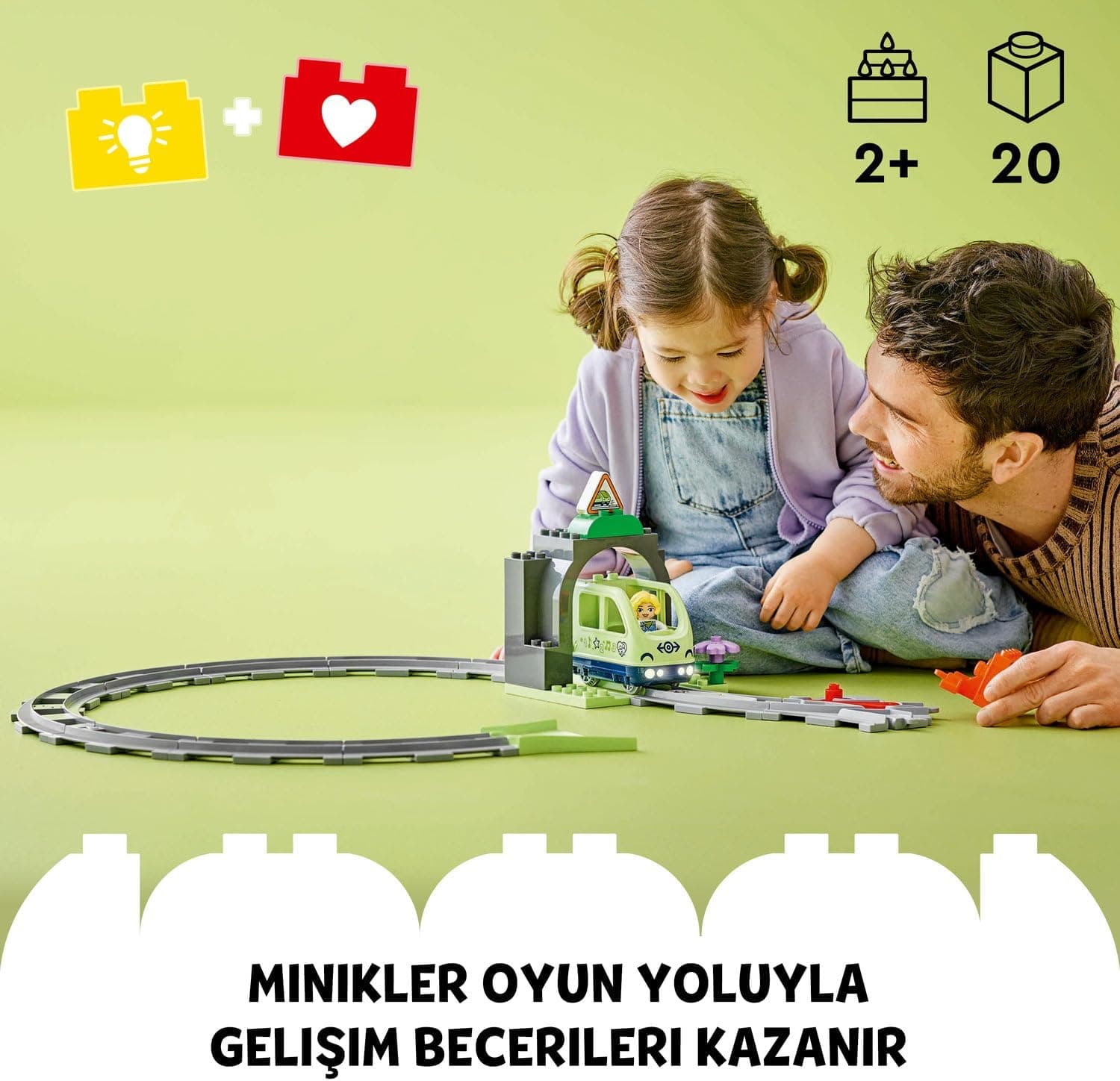 لگو DUPLO Town تکمیلی تونل قطار و ریلها مدل 10425 لگو DUPLO Town تکمیلی تونل قطار و ریلها مدل 10425