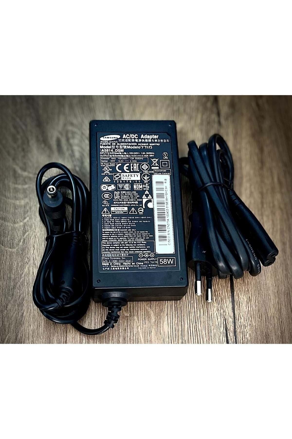 آداپتور رومیزی DC Samsung 14V 4.14A 58W مدل A5814_dsm با قابلیت شارژ باتری 12V آداپتور رومیزی DC Samsung 14V 4.14A 58W مدل A5814_dsm با قابلیت شارژ باتری 12V