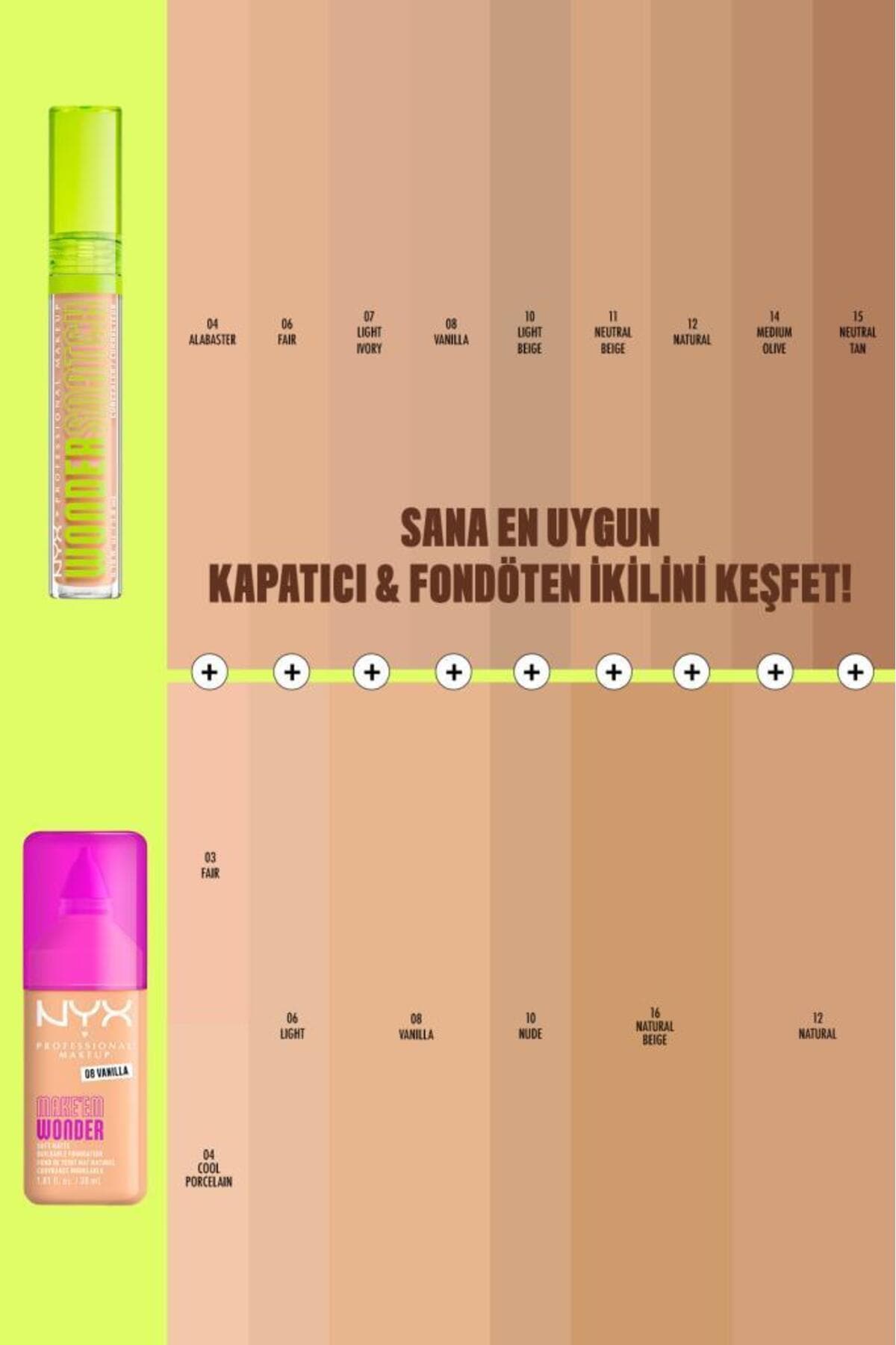 کانسیلر NYX Professional Makeup با اثر مرطوبکننده مدل 08 Vanilla کانسیلر NYX Professional Makeup با اثر مرطوبکننده مدل 08 Vanilla