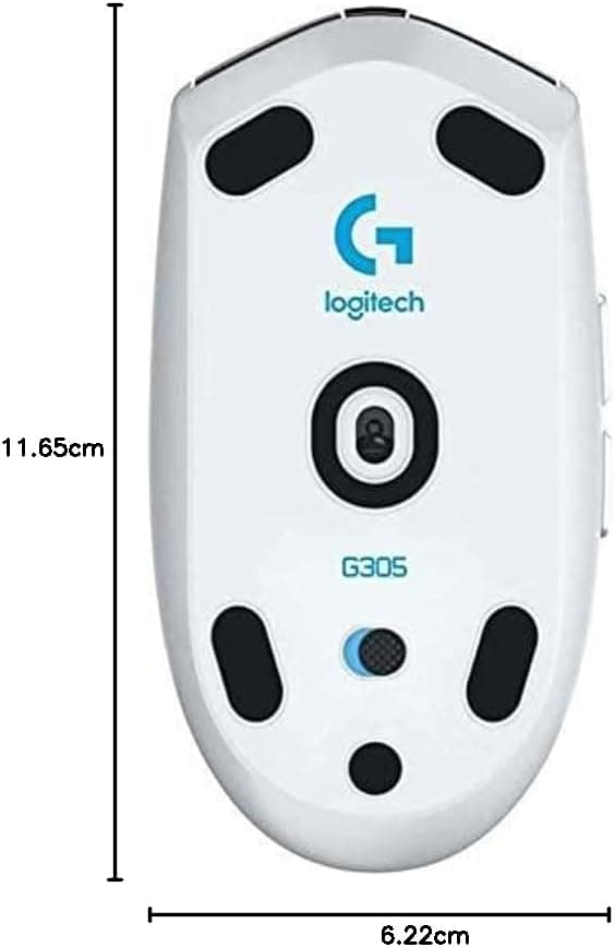 ماوس گیمینگ Logitech G بیسیم سفید مدل G305 LIGHTSPEED ماوس گیمینگ Logitech G بیسیم سفید مدل G305 LIGHTSPEED