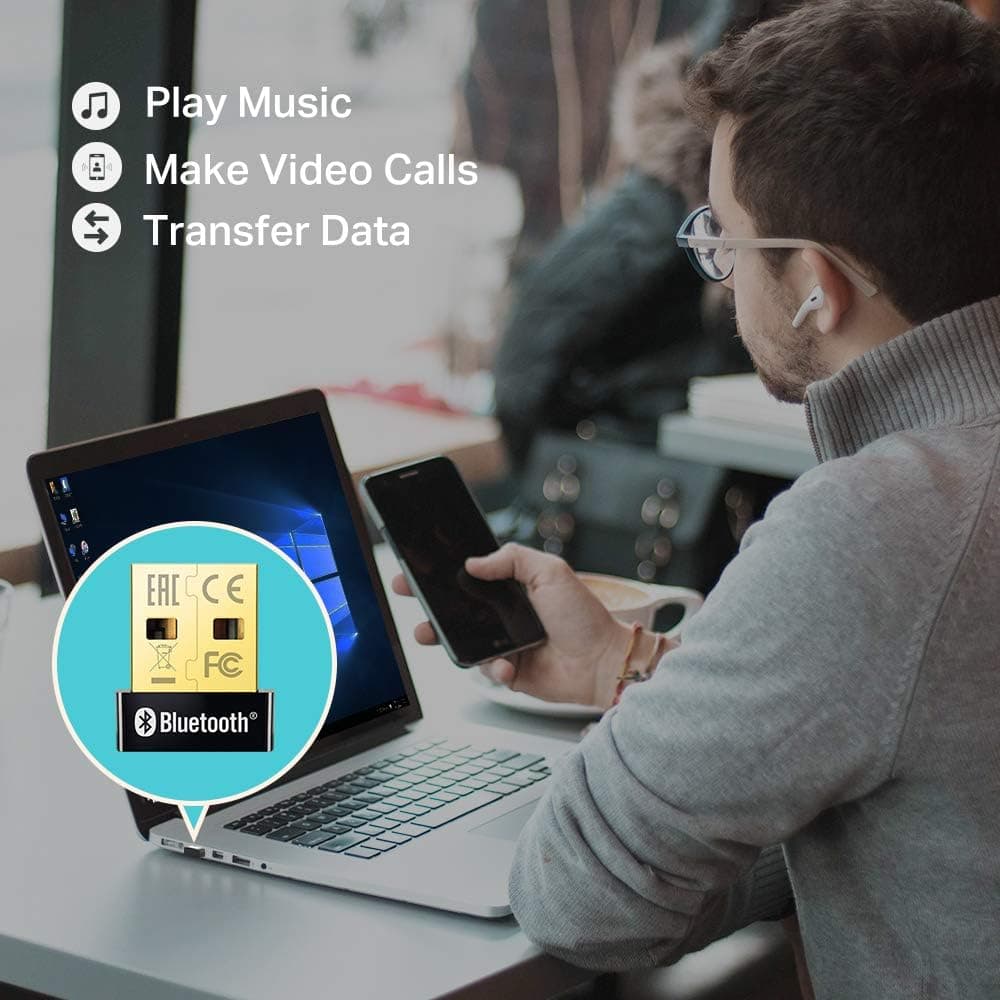 مبدل بلوتوث USB 4.0 کامپیوتر TP-Link نانو مدل UB400 مبدل بلوتوث USB 4.0 کامپیوتر TP-Link نانو مدل UB400