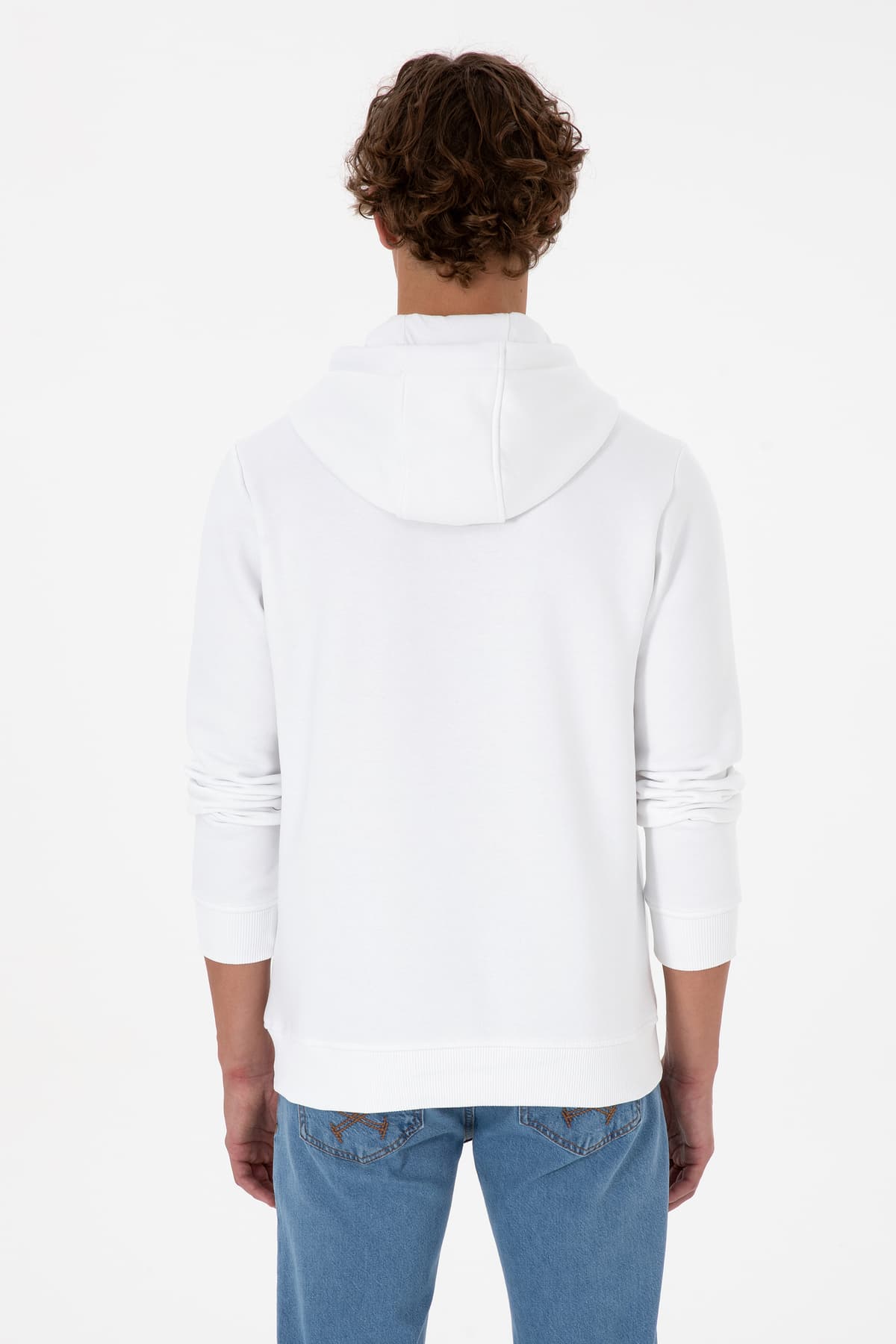 سویشرت مردانه U.S. Polo Assn. فیت معمولی هودیدار شاردوندار سفید مدل 50315582-VR013 سویشرت مردانه U.S. Polo Assn. فیت معمولی هودیدار شاردوندار سفید مدل 50315582-VR013