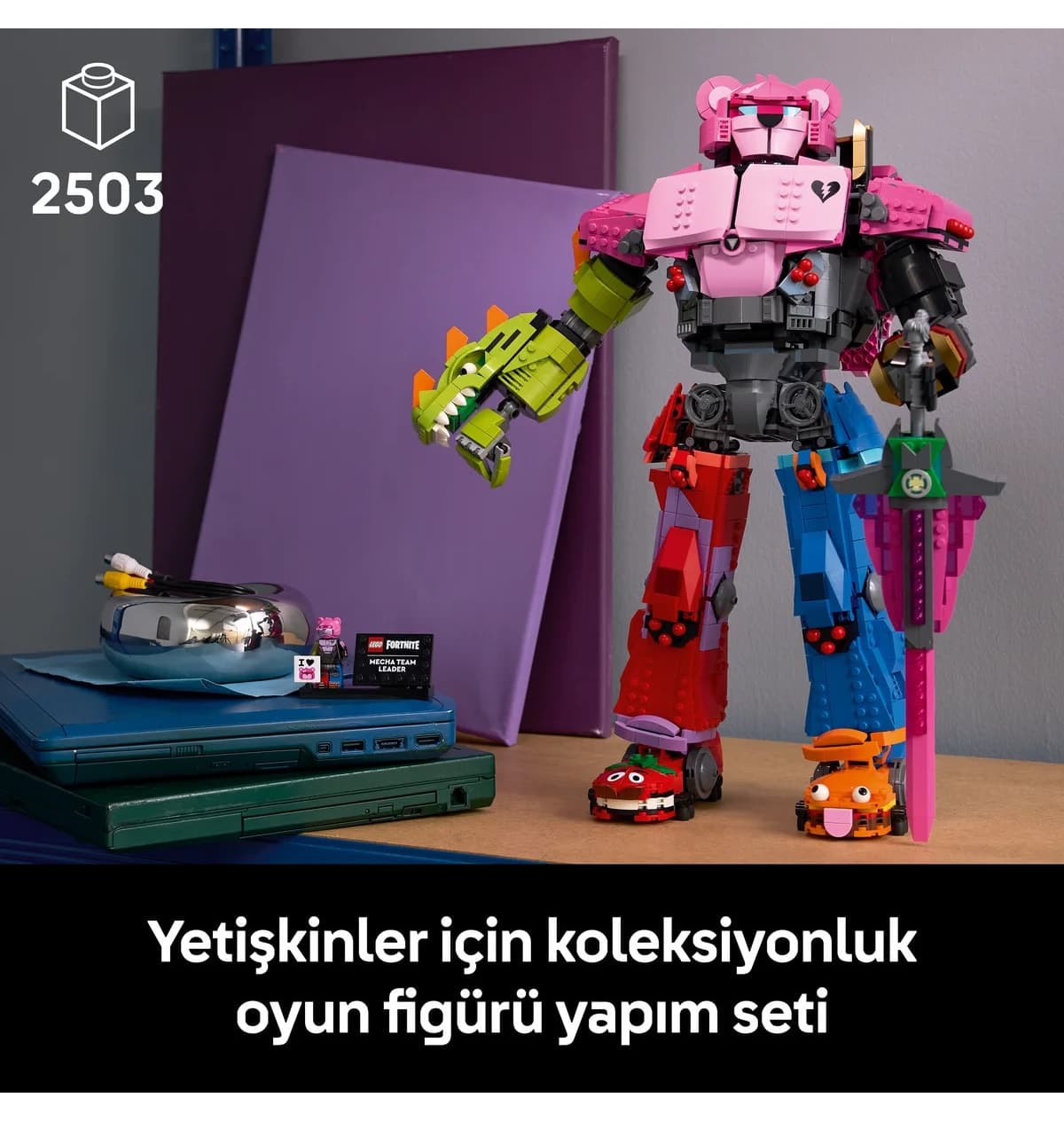 لگو Fortnite رهبر تیم Meka مدل 77078 با 2503 قطعه لگو Fortnite رهبر تیم Meka مدل 77078 با 2503 قطعه
