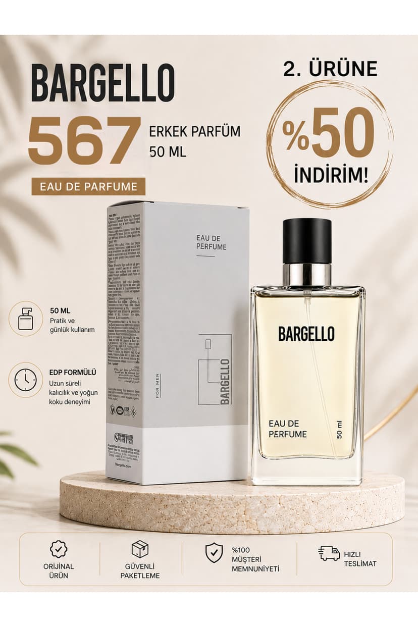عطر مردانه Bargello مدل 567 FRESH 50 ML EDP عطر مردانه Bargello مدل 567 FRESH 50 ML EDP
