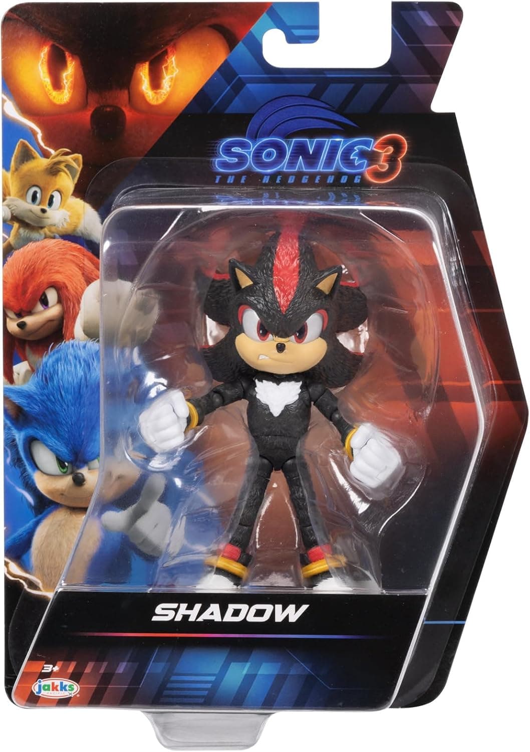 فیگور اکشن 5 اینچی Sonic The Hedgehog شخصیت Shadow مدل SONIC THE HEDGEHOG 3 فیگور اکشن 5 اینچی Sonic The Hedgehog شخصیت Shadow مدل SONIC THE HEDGEHOG 3