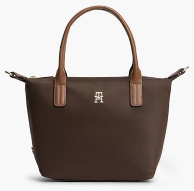 کیف توت مینی زنانه Tommy Hilfiger قهوهای مدل POPETTE کیف توت مینی زنانه Tommy Hilfiger قهوهای مدل POPETTE