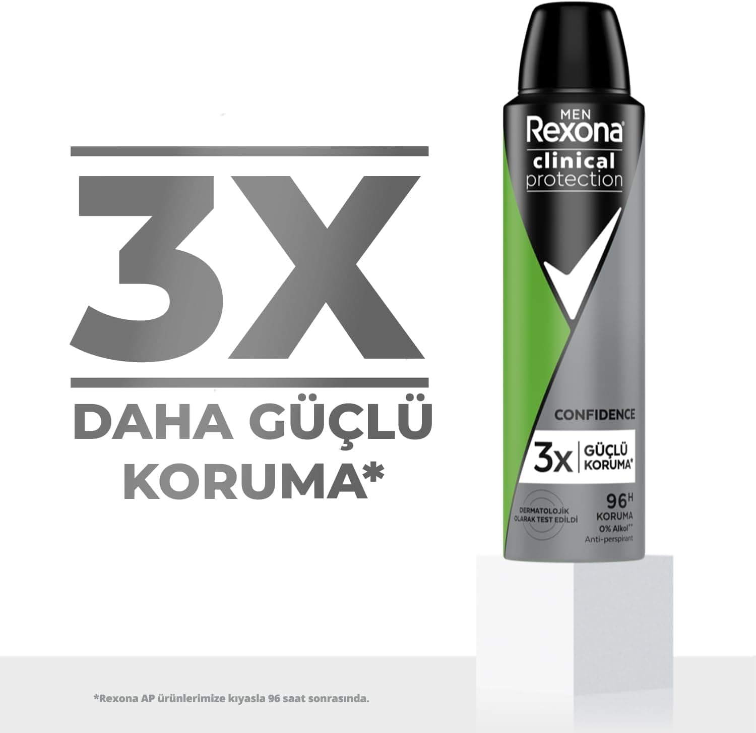 دئودورانت اسپری مردانه Rexona Clinical Protection Confidence 150 ml دئودورانت اسپری مردانه Rexona Clinical Protection Confidence 150 ml