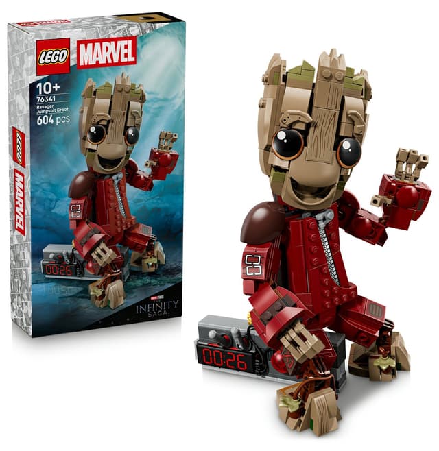 لگو 76341 Marvel گِروت با لباس غارتگر، 604 قطعه، 10+ لگو 76341 Marvel گِروت با لباس غارتگر، 604 قطعه، 10+