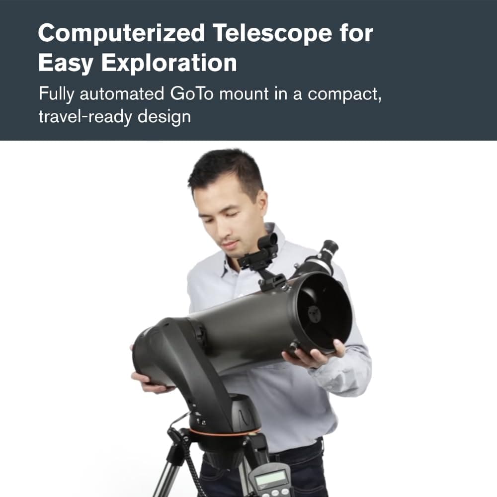 تلسکوپ Celestron نیوتنی بازتابی کامپیوتری قابل حمل مدل 31145 NexStar 130SLT خاکستری تلسکوپ Celestron نیوتنی بازتابی کامپیوتری قابل حمل مدل 31145 NexStar 130SLT خاکستری
