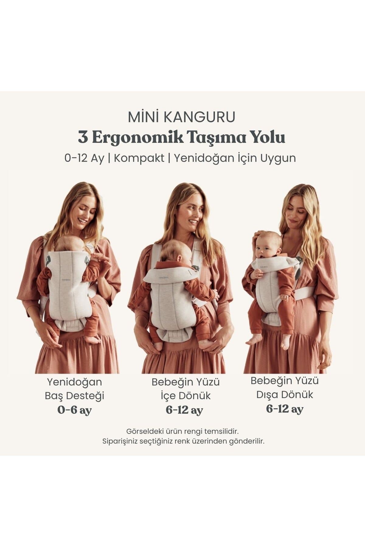 آغوشی نوزاد BabyBjörn بافتنی سبز تیره مدل Mini آغوشی نوزاد BabyBjörn بافتنی سبز تیره مدل Mini
