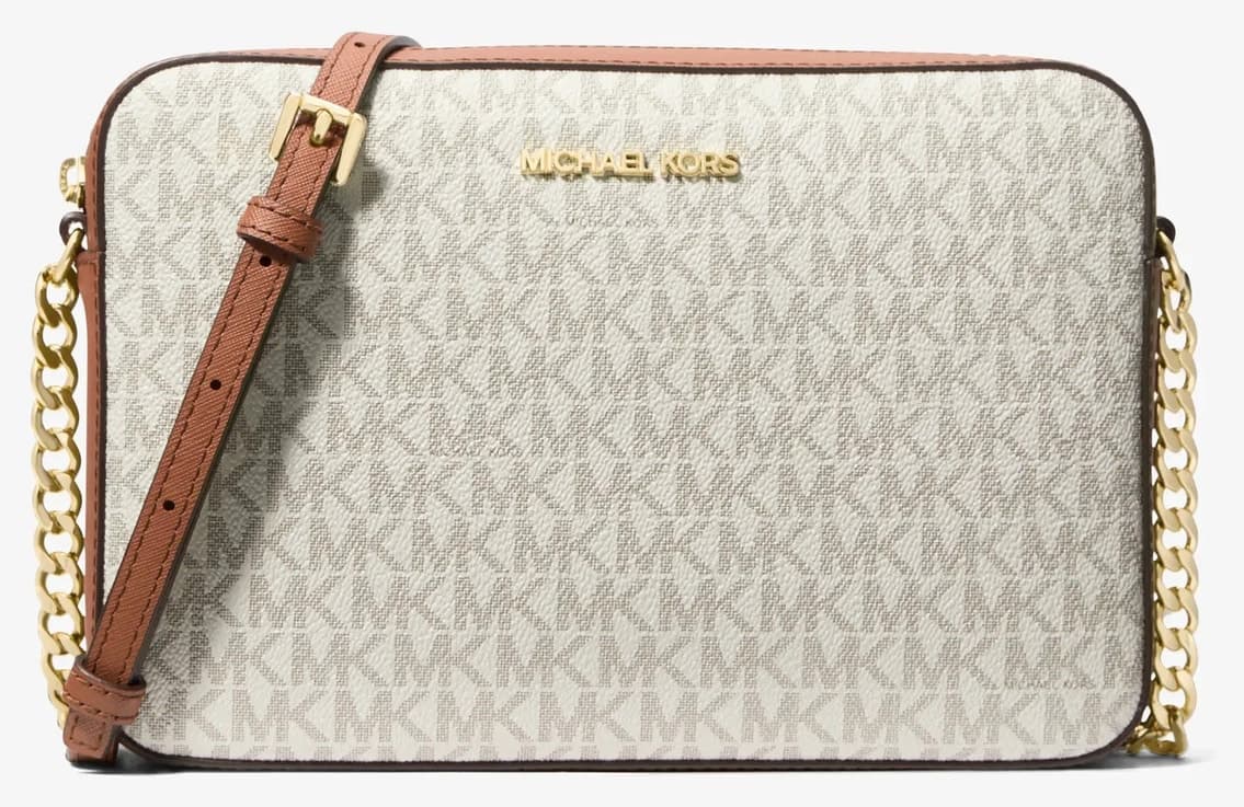 کیف کراسبادی زنانه Michael Kors Jet Set با لوگوی بزرگ کیف کراسبادی زنانه Michael Kors Jet Set با لوگوی بزرگ