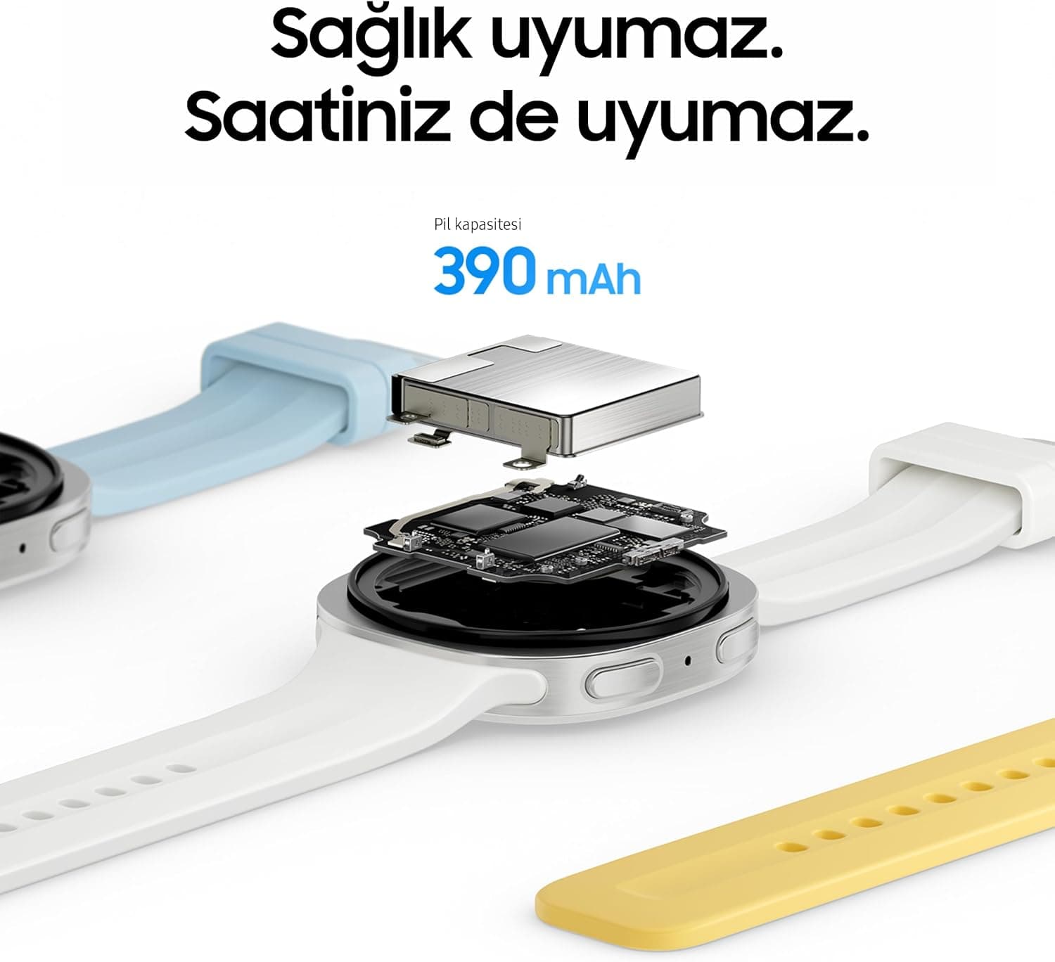 ساعت هوشمند Samsung Galaxy Watch9 نقرهای 44mm با Bluetooth و باتری 445 mAh نسخه ترکیه ساعت هوشمند Samsung Galaxy Watch9 نقرهای 44mm با Bluetooth و باتری 445 mAh نسخه ترکیه