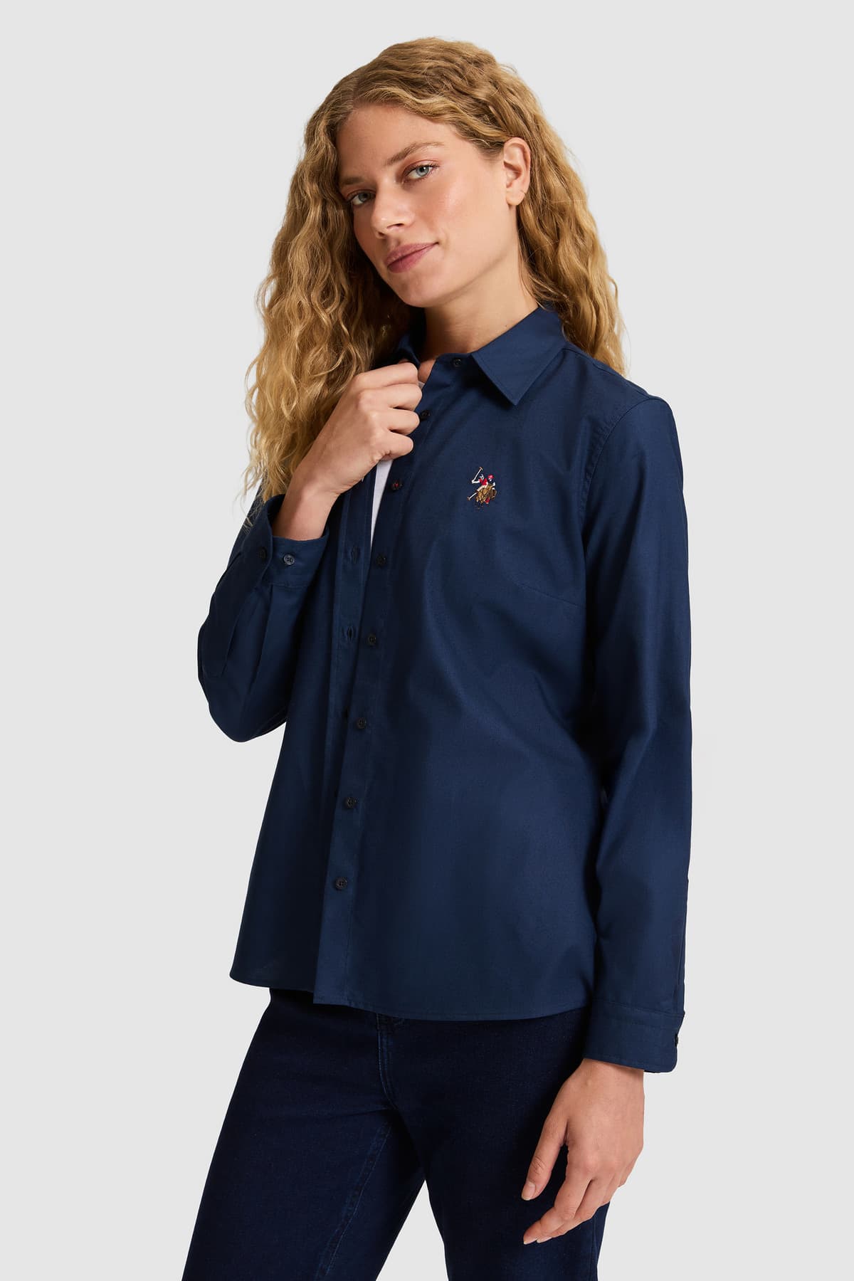 پیراهن زنانه U.S. Polo Assn. سرمهای آستین بلند بیسیک مدل 50320186-VR033 پیراهن زنانه U.S. Polo Assn. سرمهای آستین بلند بیسیک مدل 50320186-VR033