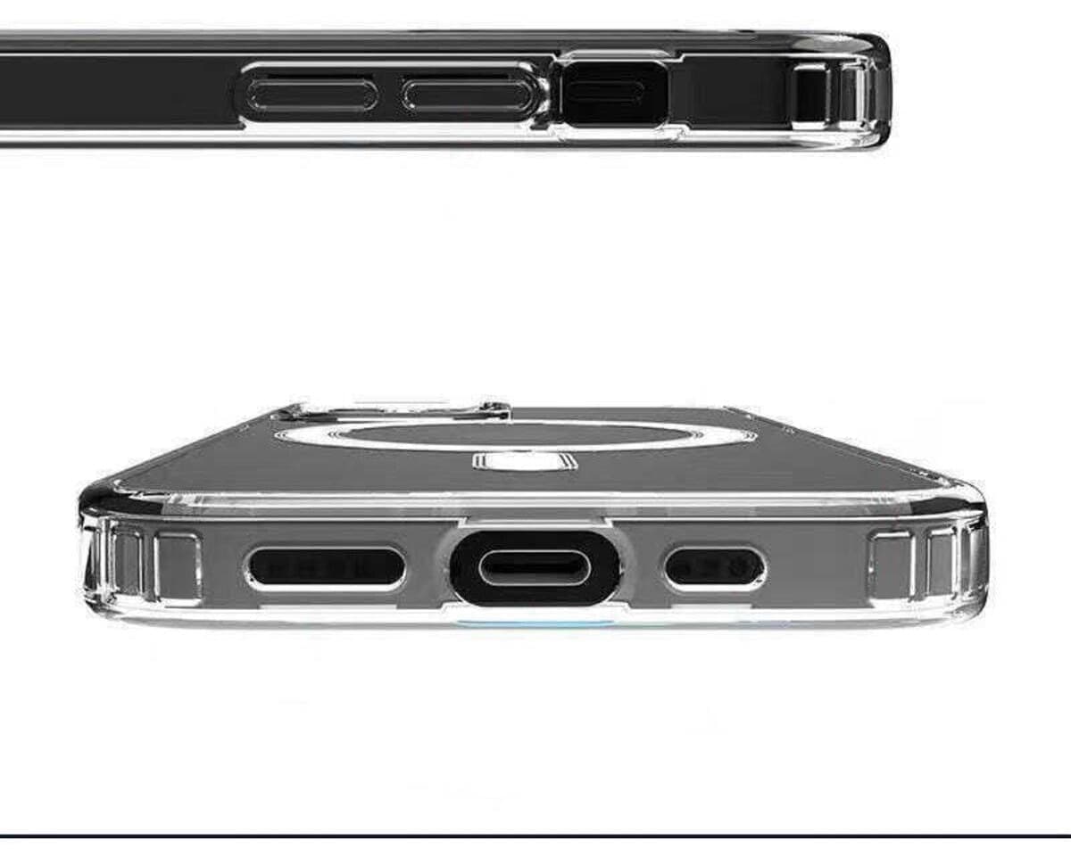 قاب Fibaks iPhone 14 Pro Max مگسیف شارژ بیسیم سخت شفاف ضدضربه قاب Fibaks iPhone 14 Pro Max مگسیف شارژ بیسیم سخت شفاف ضدضربه