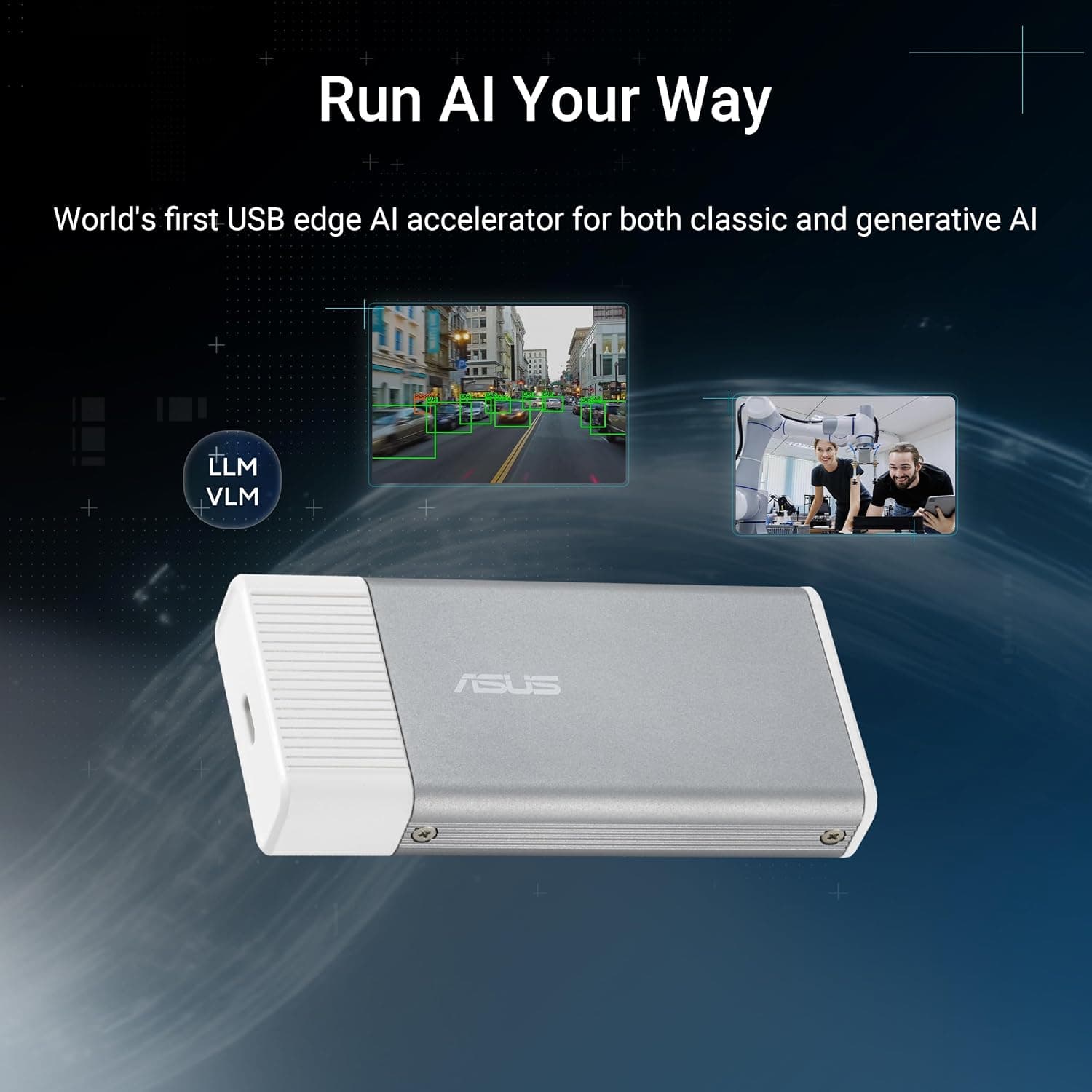 شتابدهنده هوش مصنوعی USB ASUS مدل UGen300 با Hailo-10H و 8GB LPDDR4 شتابدهنده هوش مصنوعی USB ASUS مدل UGen300 با Hailo-10H و 8GB LPDDR4