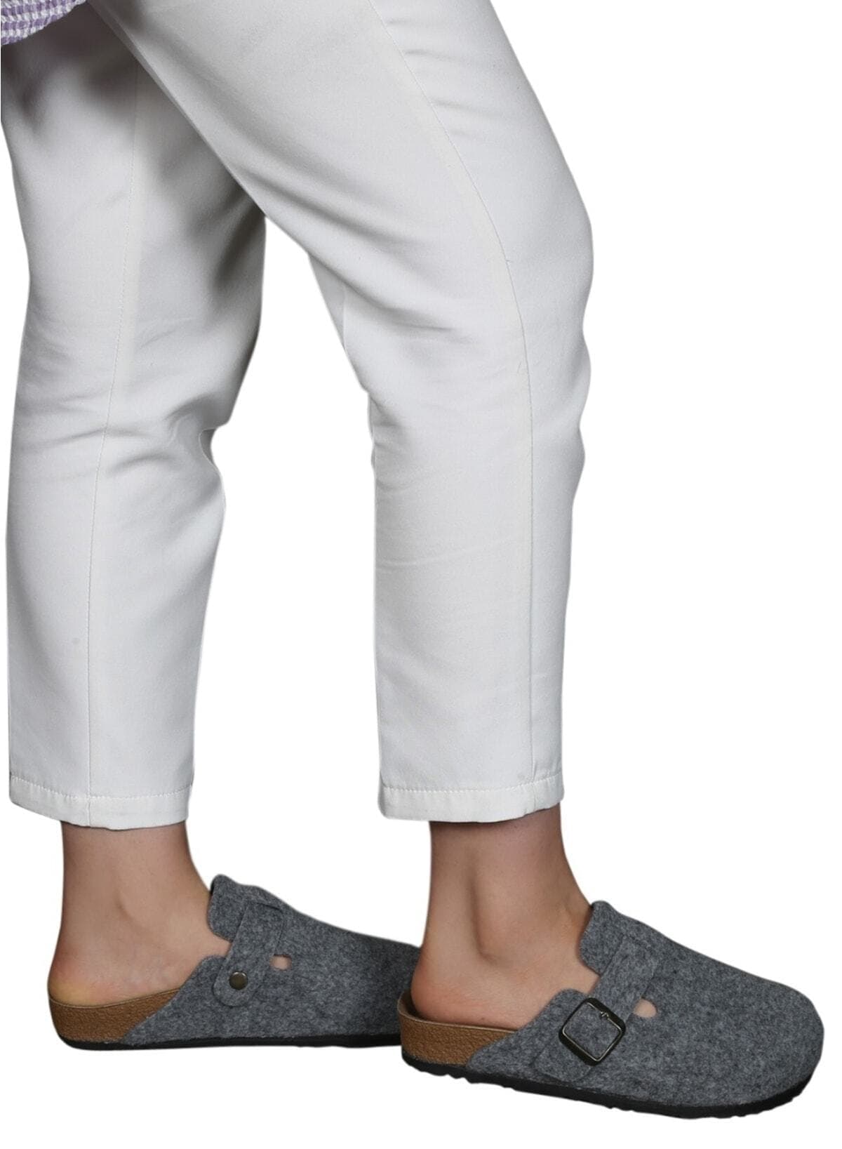 دمپایی خانگی یونیسکس YILDIZ SHOES زمستانی جلوبسته نمدی خاکستری دمپایی خانگی یونیسکس YILDIZ SHOES زمستانی جلوبسته نمدی خاکستری