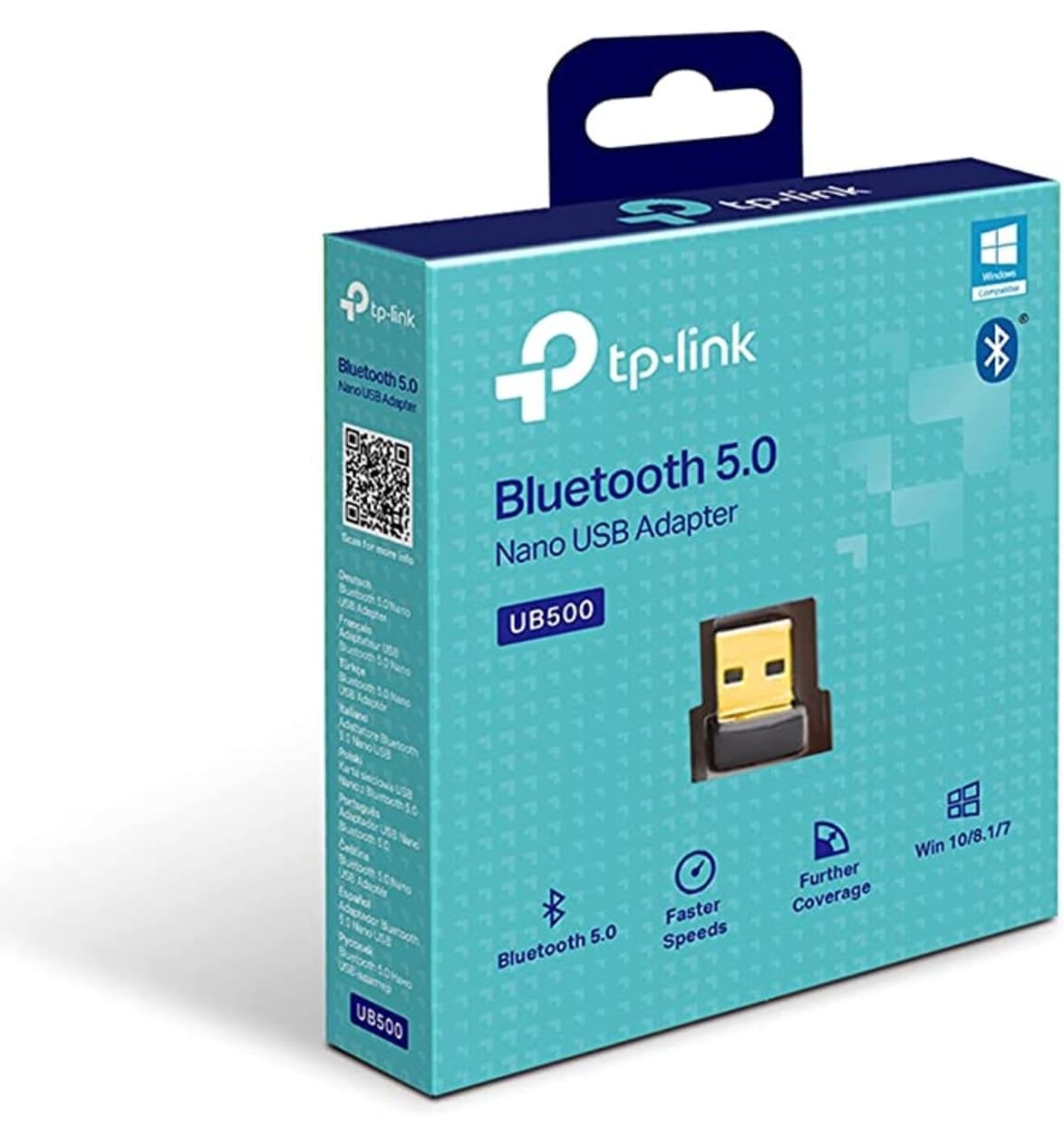 آداپتور بلوتوث 5.3 Tp-Link نانو USB فشرده مدل UB500 آداپتور بلوتوث 5.3 Tp-Link نانو USB فشرده مدل UB500