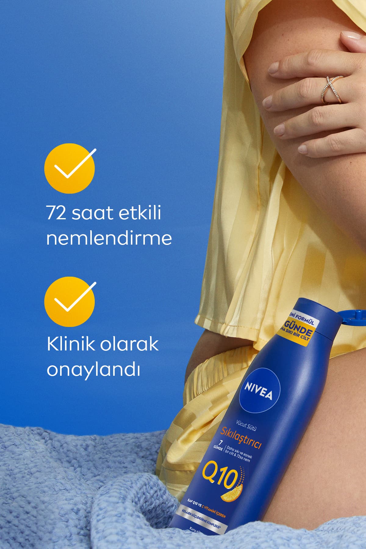 شیر مراقبت بدن و لوسیون بدن سفتکننده NIVEA Q10 حاوی ویتامین C، 400ml و 250ml شیر مراقبت بدن و لوسیون بدن سفتکننده NIVEA Q10 حاوی ویتامین C، 400ml و 250ml