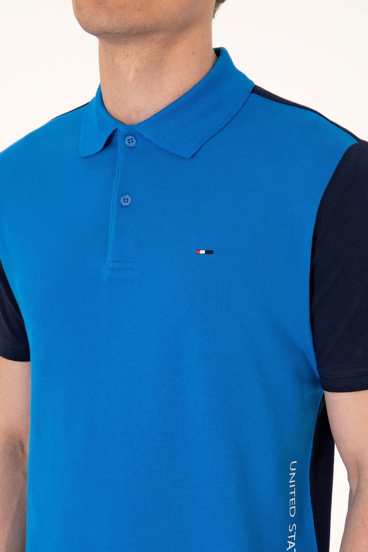 تیشرت مردانه U.S. Polo Assn. فیت معمولی سرمهای یقه پولو مدل 50306790-VR033 تیشرت مردانه U.S. Polo Assn. فیت معمولی سرمهای یقه پولو مدل 50306790-VR033