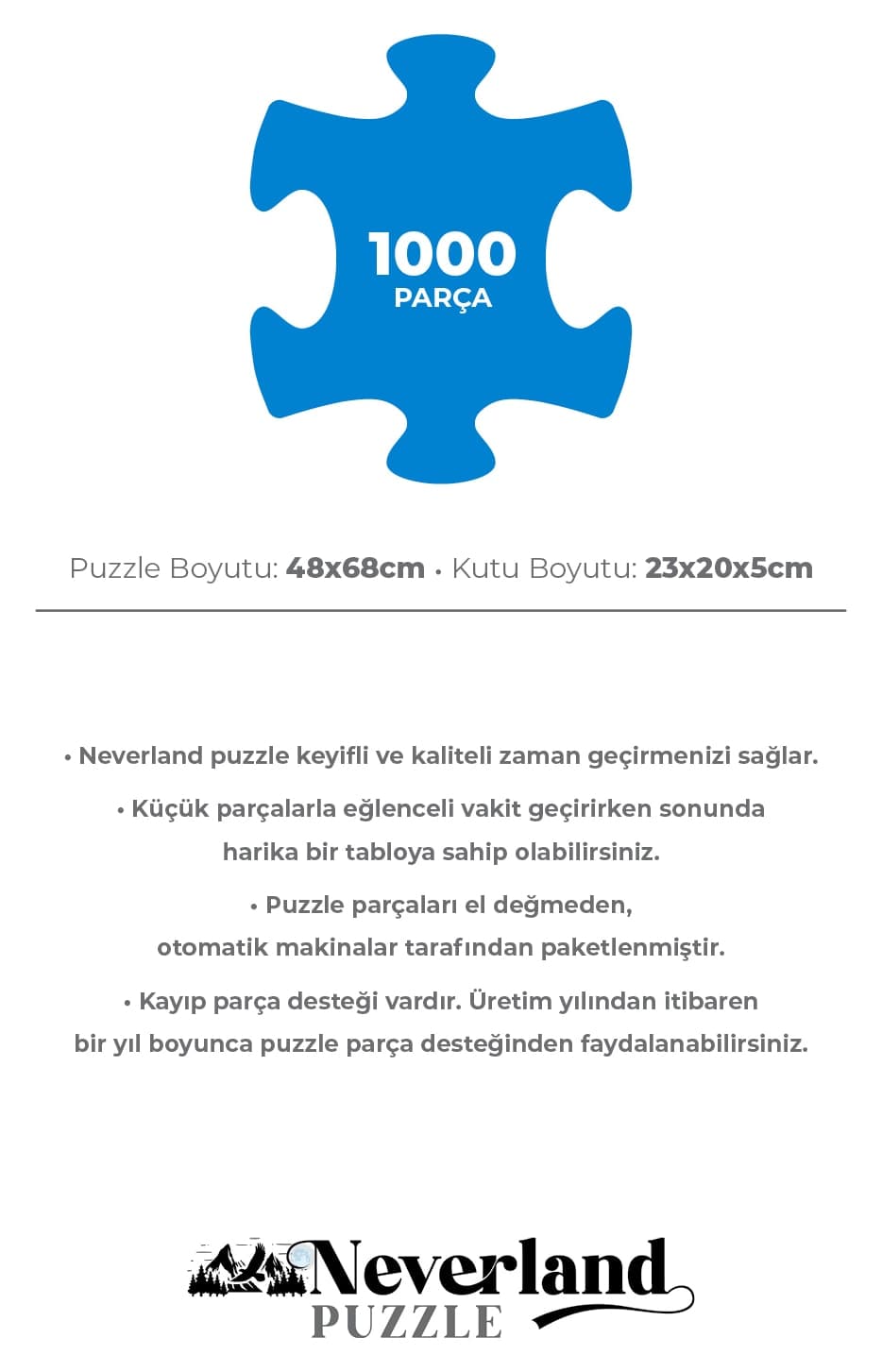 پازل دخترانه Neverland 1000 تکه با نقش برج دوشیزگان پازل دخترانه Neverland 1000 تکه با نقش برج دوشیزگان