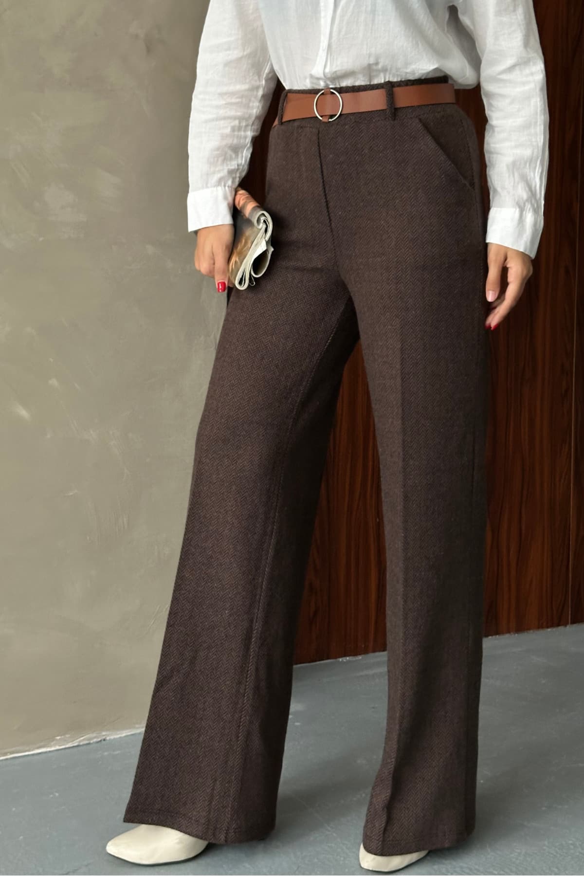 شلوار زنانه macharel jeans طرحدار پاچه گشاد Palazzo شلوار زنانه macharel jeans طرحدار پاچه گشاد Palazzo