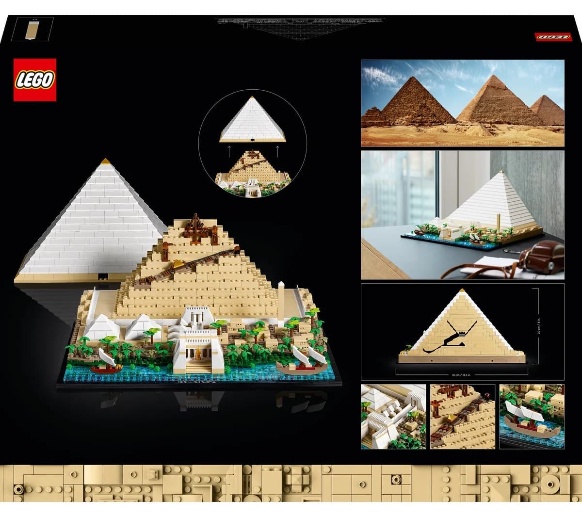 لگو Architecture هرم خوفو مدل 21058 (1476 قطعه) لگو Architecture هرم خوفو مدل 21058 (1476 قطعه)