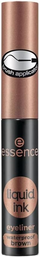 خط چشم Essence Liquid Ink قهوهای ضدآب مدل 02 خط چشم Essence Liquid Ink قهوهای ضدآب مدل 02