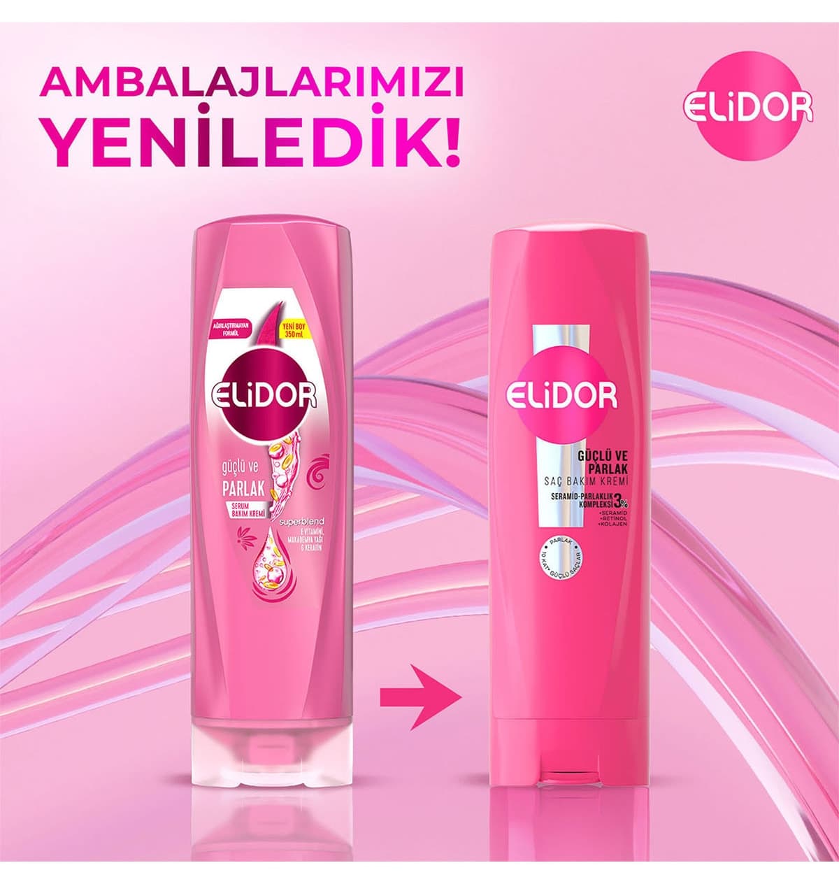 کرم مراقبت مو Elidor قوی و درخشان 350 ml x2 کرم مراقبت مو Elidor قوی و درخشان 350 ml x2