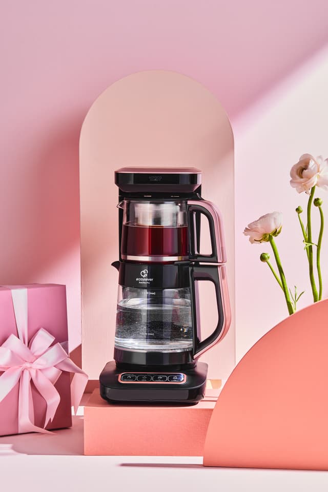 چایساز شیشهای Karaca هوشمند گویا Çaysever Robotea Pro Connect 4 in 1 چایساز شیشهای Karaca هوشمند گویا Çaysever Robotea Pro Connect 4 in 1