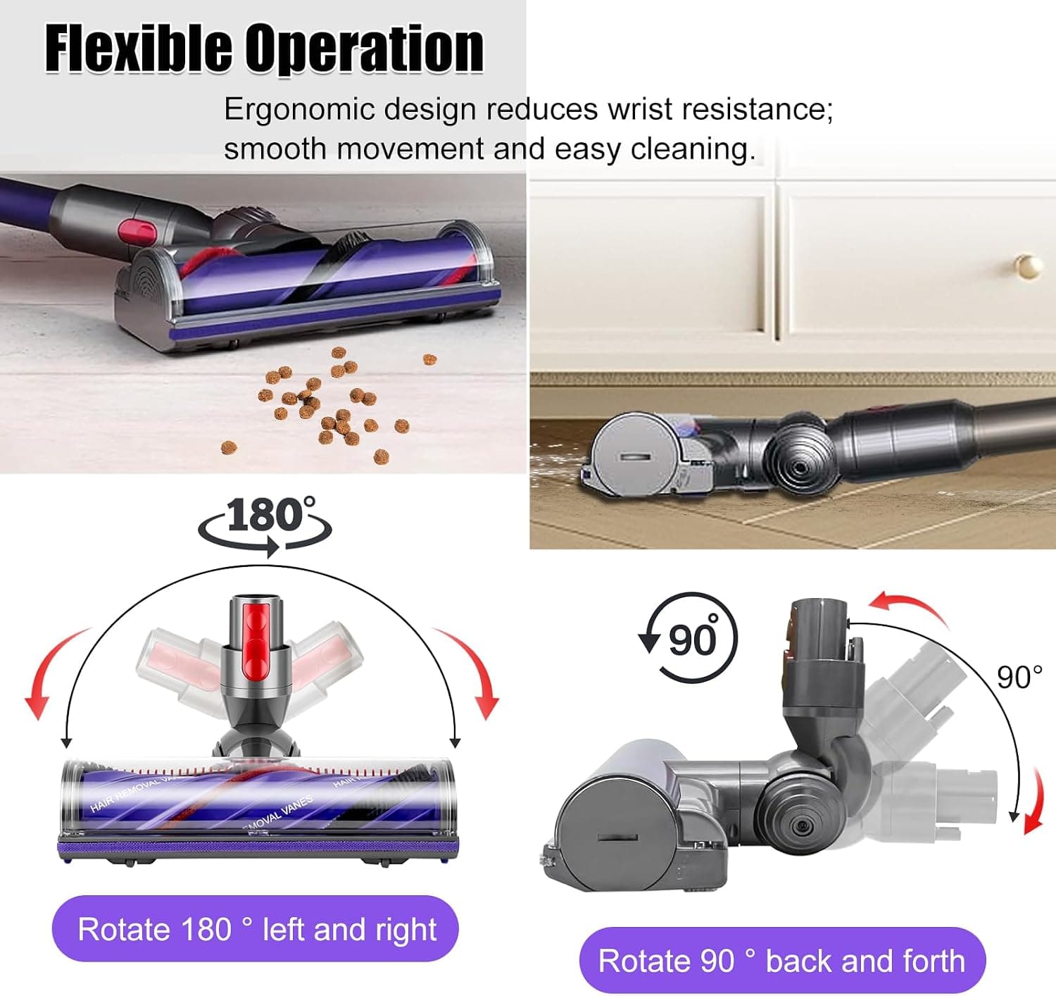 سر جاروبرقی Vanclearidea ضد درهمپیچیدگی تعویض سریع Dyson V7 V8 V10 V11 V15 سر جاروبرقی Vanclearidea ضد درهمپیچیدگی تعویض سریع Dyson V7 V8 V10 V11 V15