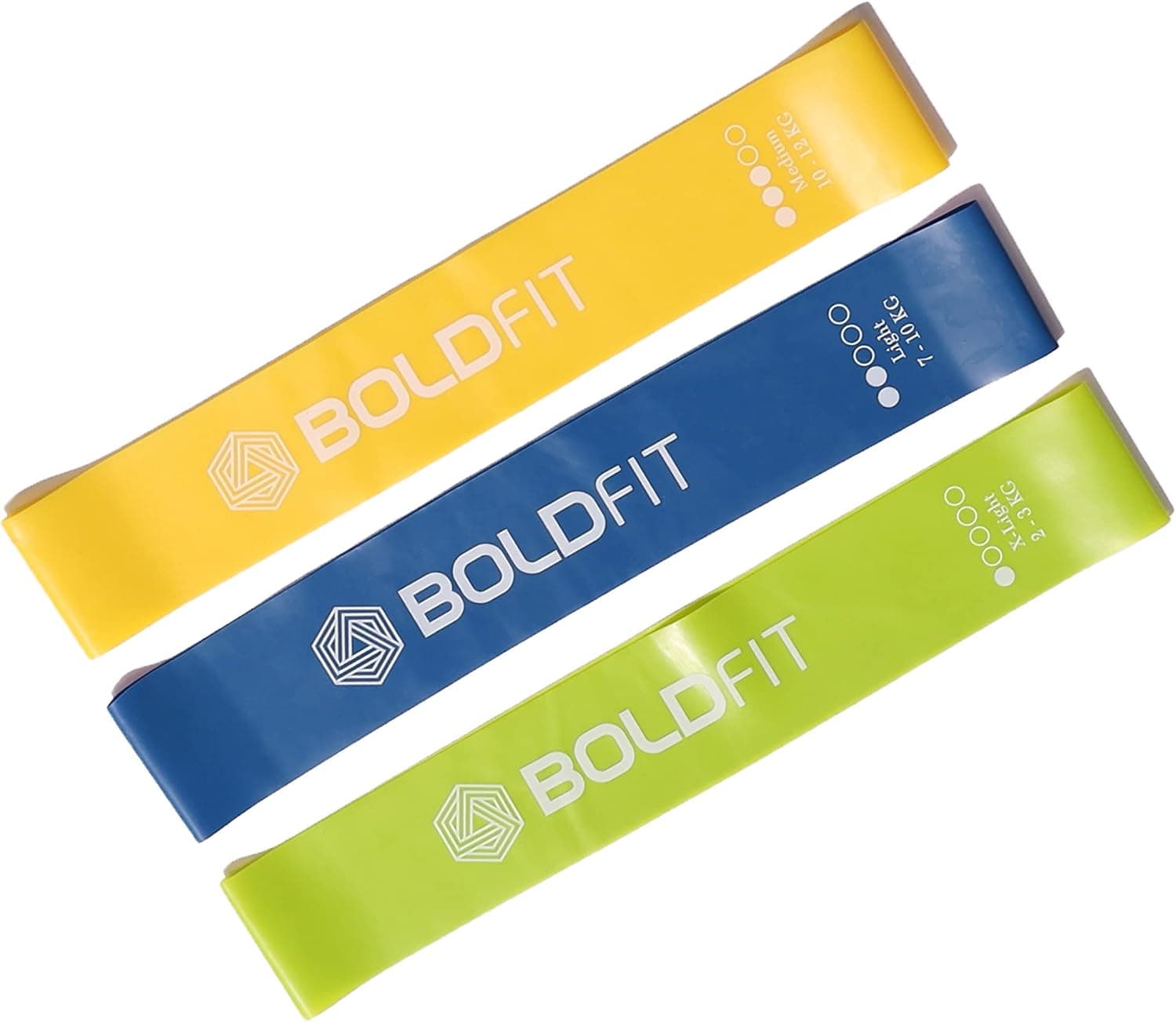 کش تمرینی مینی حلقهای Boldfit لاتکس چندرنگ کش تمرینی مینی حلقهای Boldfit لاتکس چندرنگ