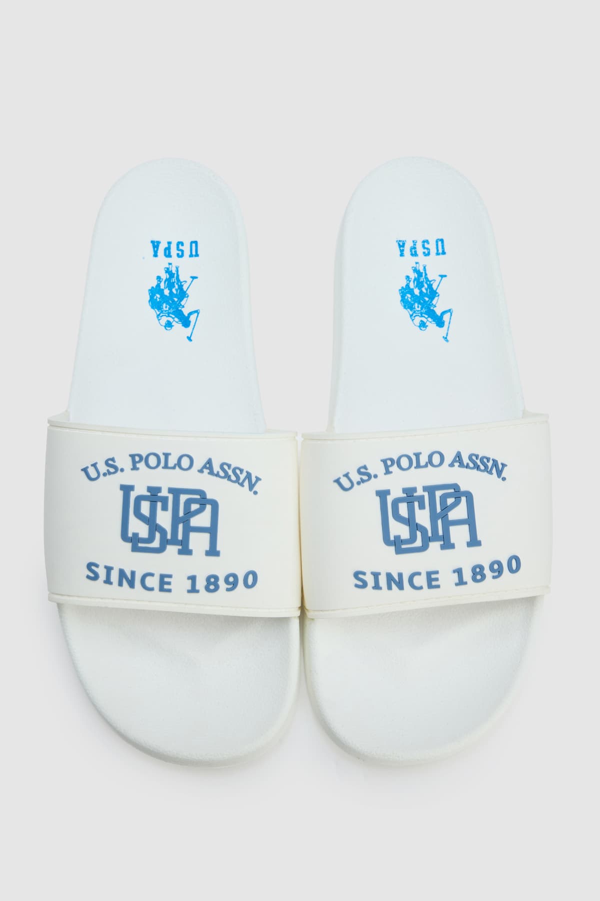 دمپایی مردانه U.S. Polo Assn. سفید مدل 50323180-VR013 دمپایی مردانه U.S. Polo Assn. سفید مدل 50323180-VR013