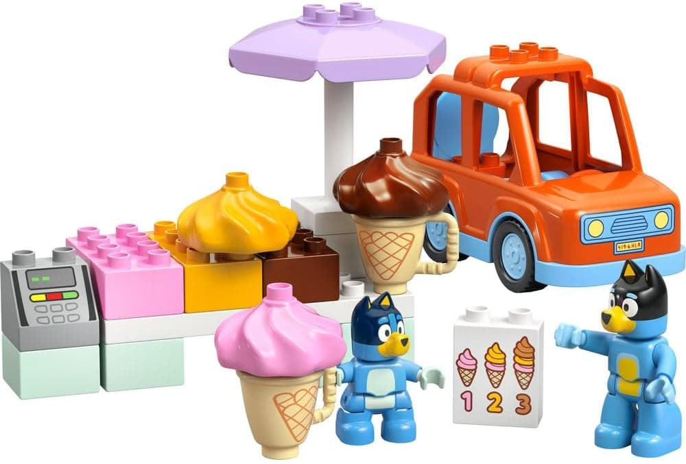 لگو DUPLO سفر بستنی با Bluey مدل 10458 لگو DUPLO سفر بستنی با Bluey مدل 10458