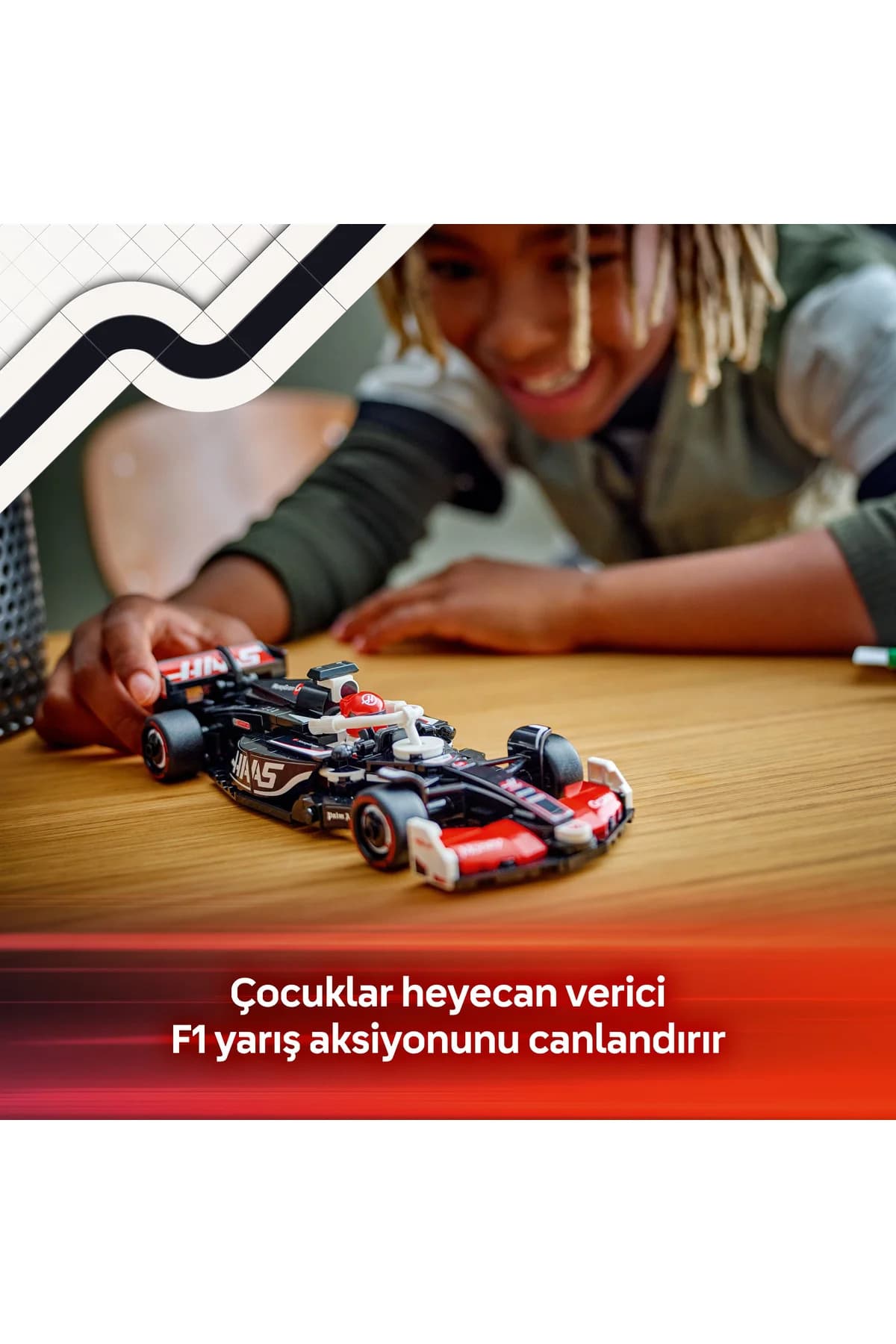 ماشین مسابقهای اسباببازی لگو Speed Champions MoneyGram Haas F1® Team VF-24 مدل 77250 ماشین مسابقهای اسباببازی لگو Speed Champions MoneyGram Haas F1® Team VF-24 مدل 77250