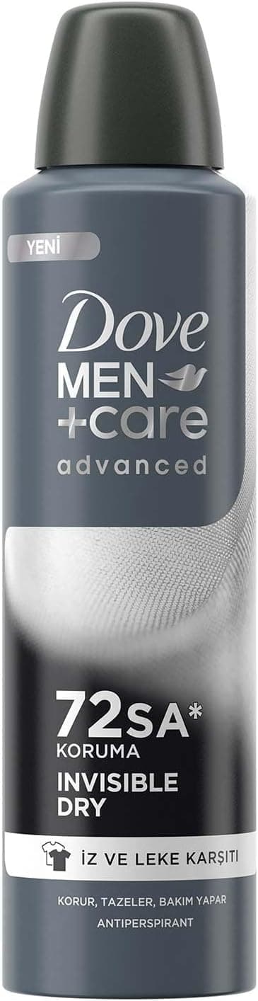 دئودورانت مردانه Dove Men Care Advanced با محافظت ۷۲ ساعته Invisible Dry 150 Ml دئودورانت مردانه Dove Men Care Advanced با محافظت ۷۲ ساعته Invisible Dry 150 Ml